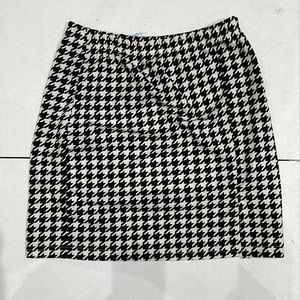 Shein Houndstooth Skirt